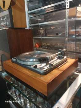 Preview: DUAL CS 1019 4-speed mit Pitch Vollautomat Wechsler Reibrad Holzzarge Grundig